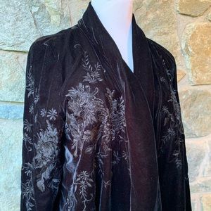 Zara Velvet Blouse